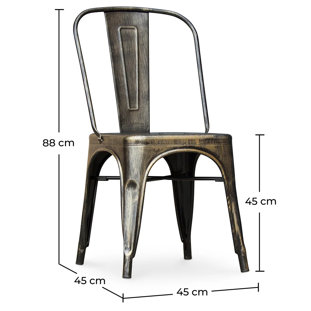 Stahl Esszimmerstuhl - Industriedesign - Neue Ausgabe - Stylix image 10