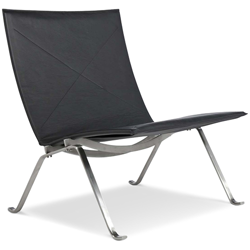 PK22 Lounge Stuhl Poul Kjaerholm - Hochwertiges Leder