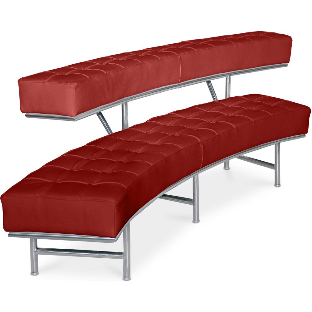 Monte Carlo 2 - Sofa Sitzbank - Eileen Gray inspiriert - Hochwertiges Leder