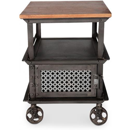 Industrial Style Metall Sideboard mit Rädern -Avara