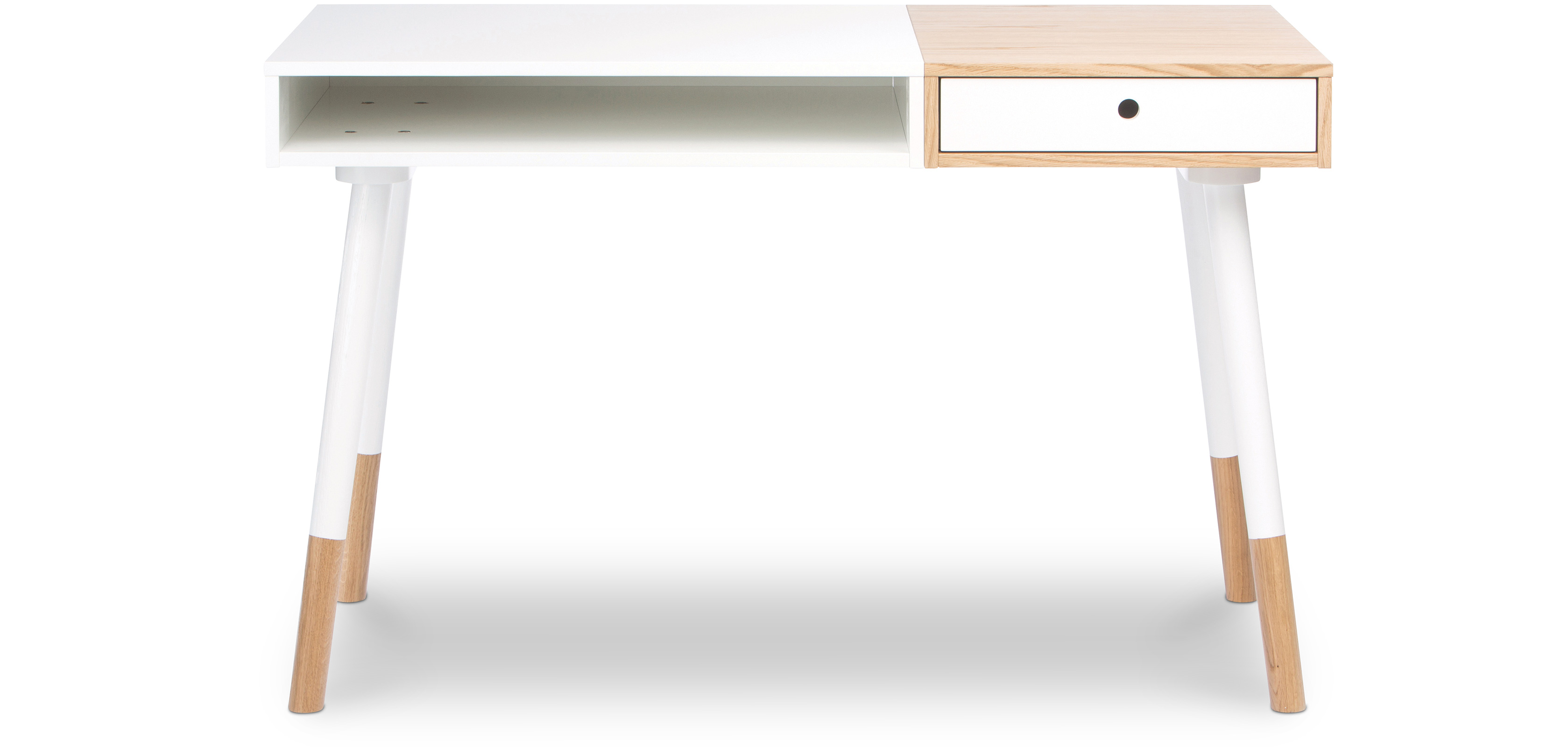 Scandinavian Style Bicolor Schreibtisch Aus Holz