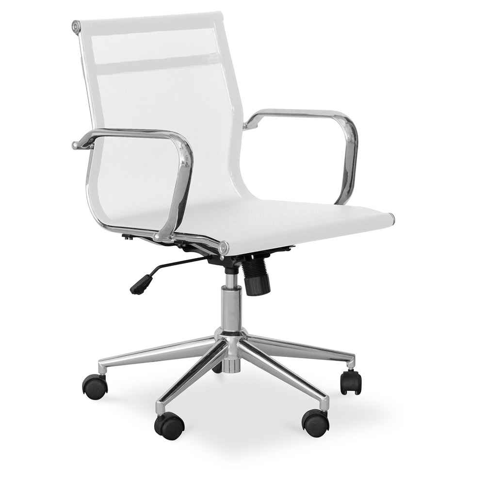 T17 Bürostuhl - Netz & Metall - Räder