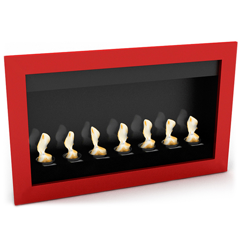 Moderner Ethanol-Wandkamin