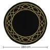 Runder Design-Wollteppich - Etny image 7