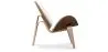 Design-Sessel - Skandinavischer Sessel - In Leder bezogen - Lucy image 7