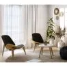 Design-Sessel - Skandinavischer Sessel - In Leder bezogen - Lucy image 7