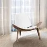 Design-Sessel - Skandinavischer Sessel - In Leder bezogen - Lucy image 7