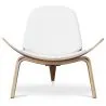 Design-Sessel - Skandinavischer Sessel - In Leder bezogen - Lucy image 7