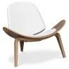 Design-Sessel - Skandinavischer Sessel - In Leder bezogen - Lucy image 7