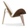 Design-Sessel - Skandinavischer Sessel - In Leder bezogen - Lucy image 7