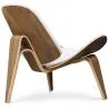 Design-Sessel - Skandinavischer Sessel - In Leder bezogen - Lucy image 7