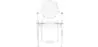 4er-Pack Esszimmerstühle - Transparent - Design mit Armlehnen - Louis XIV image 7