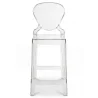 Barhocker mit Rückenlehne - Transparentes Design - 65cm - Victoria Queen image 7