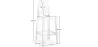 Barhocker mit Rückenlehne - Transparentes Design - 65cm - Victoria Queen image 7