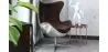 Sessel mit Armlehnen - Aviator-Stil - Leder und Metall - Cocoon image 7