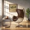 Sessel mit Armlehnen - Aviator-Stil - Leder und Metall - Cocoon image 7