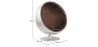 Design-Sessel in Kugelform - Aviator-Stil - Bezogen - Baller image 7
