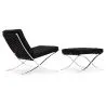 Designer Sessel mit Fußstütze - Bezug aus Kunstleder - Town image 7