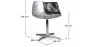 Loungesessel - Design Sessel - Leder & Metall - Cognac image 7