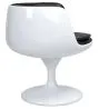 Loungesessel - Weißer Designerstuhl - Lederpolsterung - Geneva image 7