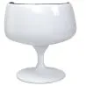 Loungesessel - Weißer Designerstuhl - Lederpolsterung - Geneva image 7