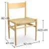 Esszimmerstuhl aus Holz - Retro Design - Cawi image 7