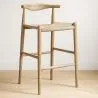 Boho Bali Design Barhocker - Holz - 75cm - Elb image 7
