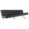 Sofa mit Lederbezug - 3-Sitzer - Town image 7