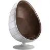 Ei-Design-Sessel im Aviator-Stil - In Kunstleder bezogen - Eny image 7