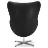Sessel mit Armlehnen - Lederbezug - Eiform-Design - Brave image 7