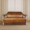 Sofa mit Lederbezug - 2-Sitzer - Churchill image 7