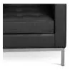 Designer Sessel mit Fußstütze - Bezug aus Kunstleder - Konel image 7