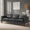 Sofa mit Kunstlederbezug - 3-Sitzer - Benzion image 7