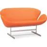 Gekrümmtes Sofa - Kunstlederbezug - 2-Sitzer - Svin image 7