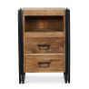 Nachttisch - Industriedesign - Holz und Metall - Onawa image 7