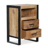 Nachttisch - Industriedesign - Holz und Metall - Onawa image 7