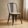 Esszimmerstuhl - Industriedesign - Holz & Stahl - Stylix image 7