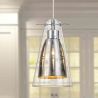 Deckenlampe - Pendelleuchte - Stahl und Glas - Apolo image 7