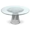 Runder Esstisch - Glas und Metall - Barrel image 7