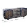 TV-Konsole aus Holz - Retro-Industriedesign - Shell image 7