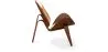 Design-Sessel - Skandinavischer Stil - Bezogen mit Ponyfell - Lucy image 7
