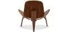Design-Sessel - Skandinavischer Stil - Bezogen mit Ponyfell - Lucy image 7