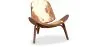 Design-Sessel - Skandinavischer Stil - Bezogen mit Ponyfell - Lucy image 7