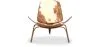 Design-Sessel - Skandinavischer Stil - Bezogen mit Ponyfell - Lucy image 7