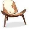 Design-Sessel - Skandinavischer Stil - Bezogen mit Ponyfell - Lucy image 7
