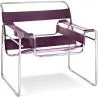 Loungesessel - Kunstleder & Metall - Ivan image 7