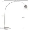 Stehlampe mit Marmorsockel - Wohnzimmerlampe - Bouw image 7