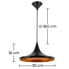 Deckenlampe - Hängeleuchte im Industriedesign - Extensive image 7