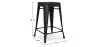 Barhocker im Industriedesign - Stahl matt - 60cm - Stylix image 7