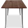 Rechteckiger Esstisch - Industriedesign - Holz - Tawny image 7